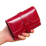 Anti-Theft Female Genuine Leather Wallet