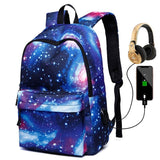 Luminous Backpack USB Charging for Students