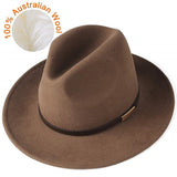 Australian Wool Wide Brim Vintage Hat