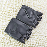 PU Fingerless Gloves for Woman
