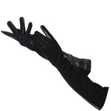 Long Color Leather Gloves