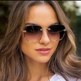 Luxury Vintage Oversized Sunglasses for Women