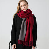 Thick Cashmere Scarf for Woman